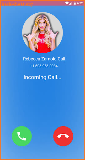 Call From Rebecca Zamolo (Simulation). screenshot