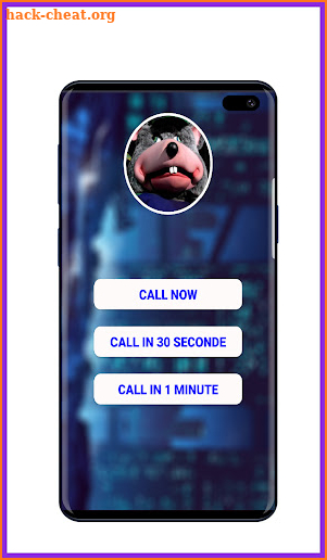 Call from scary Chuck e Cheese's screenshot