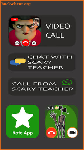 Call from Scary Teacher - Video Call Simulator screenshot