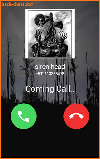 Call from Siren Head📱 Chat + video (Simulation) screenshot