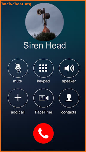 Call From Siren Head Prank simulation screenshot