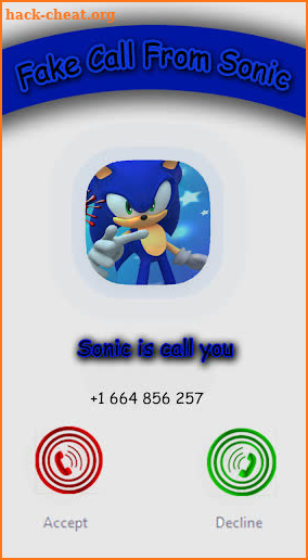 Call from Sonnic 📱 Chat + video📱 call Simulation screenshot