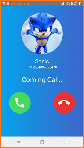 Call from Sonnic Video & Chat Simulator Prank screenshot