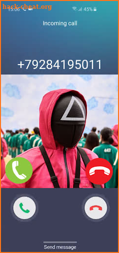 Call From Squid Game Guard screenshot