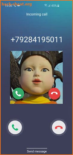 Call from Squid Game Red Fire Green Fire Game Doll screenshot