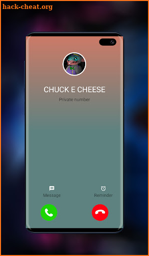 Call from the scary Chuck e Cheese's screenshot