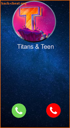 Call From Titans & Teen Go Simulator Prank screenshot