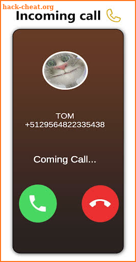 Call from 📱 tom-cat video call & talk  +chat screenshot