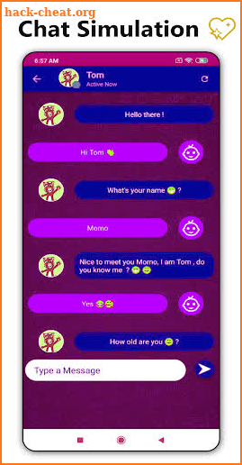Call from 📱 tom-cat video call & talk  +chat screenshot
