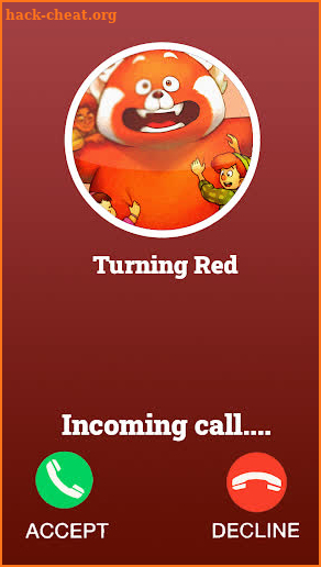Call from Turning red Mei Lee screenshot