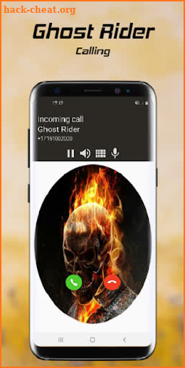 Call Ghost Rider | Fake Video Call screenshot
