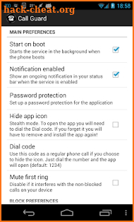 Call Guard-SMS & Call Blocker screenshot
