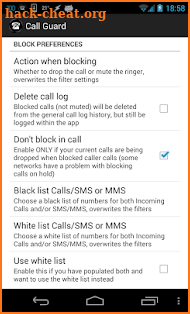 Call Guard-SMS & Call Blocker screenshot