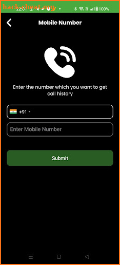 Call History Any Number Detail screenshot