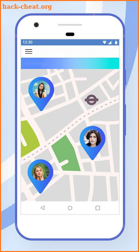 Call history : location finding screenshot