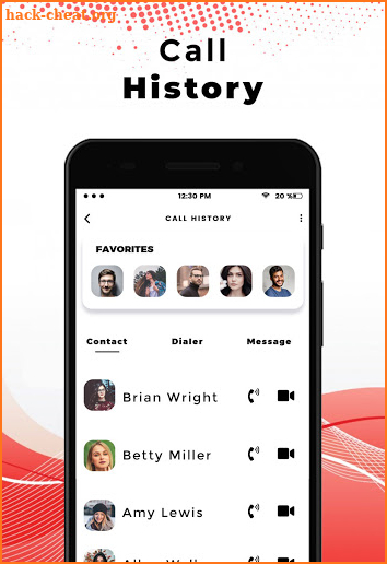 Call History:Any Number Details screenshot