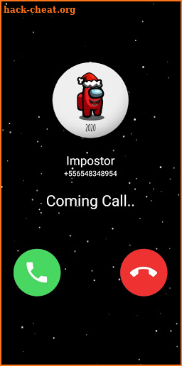 Call impostor chat and video call (Simulation) screenshot