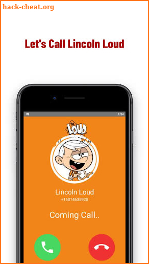 call lincoln loud and chat screenshot