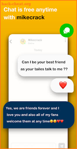 Call Mikecrack 📱 Video Call + Chat Simulator screenshot