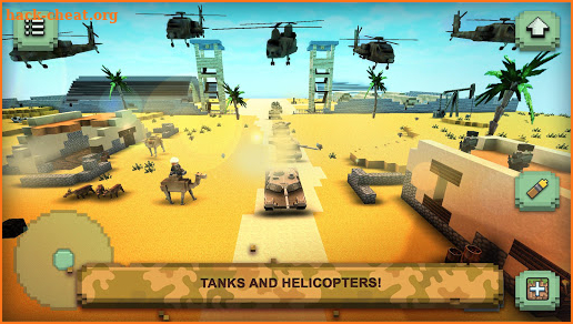 Call of Craft: Blocky Tanks Battlefield screenshot
