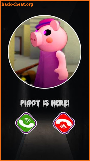 Call Piggy - Creepy  Fake Call : prank Simulator screenshot