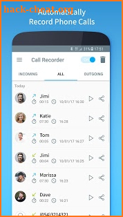 Call Recorder - Automatic screenshot