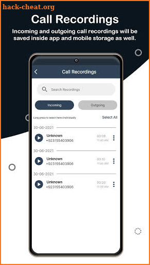 Call Recorder Free - Voice Recording App screenshot