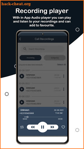 Call Recorder Free - Voice Recording App screenshot