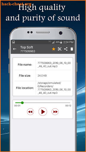 Call recorder hide app screenshot
