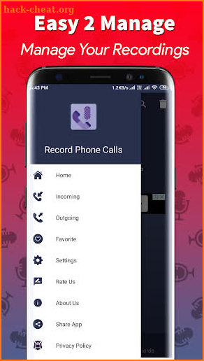 Call Recording & Phone Recoder screenshot