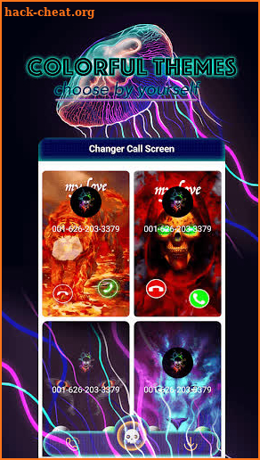 Call Screen Changer - Color Flash Theme screenshot