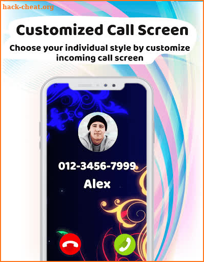 Call Screen-Color Phone, Call Flash, Theme Changer screenshot