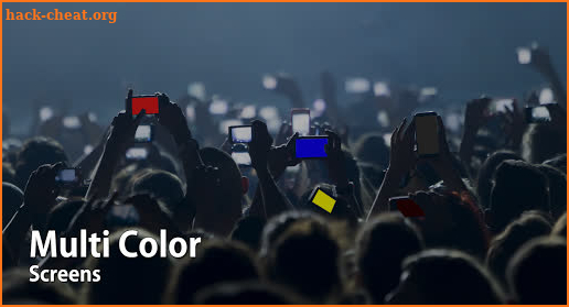 call screen: flashlight, color screen- color flash screenshot