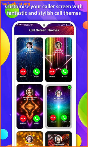 Call Screen -  Phone Caller Screen Themes screenshot