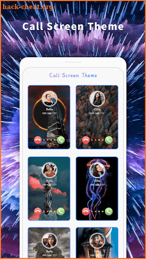 Call Screen Theme screenshot