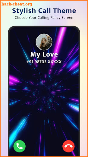 Call Screen Theme Color Call screenshot