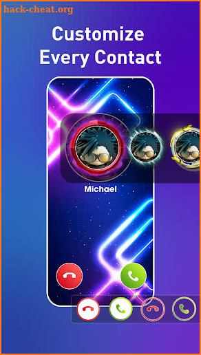 Call Screen Theme: Color Phone screenshot