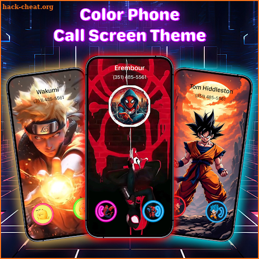 Call Screen Theme: Color Phone screenshot