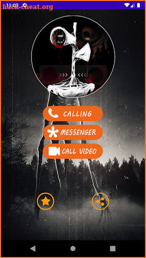 Call Siren Head Video Call & Chat (Simulation) screenshot