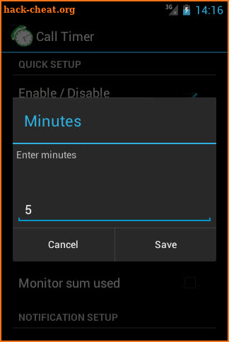 Call-Timer screenshot