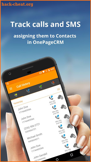 Call Tracker for OnePageCRM screenshot