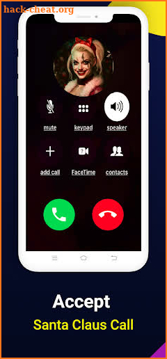 Call vid Santa phone games screenshot