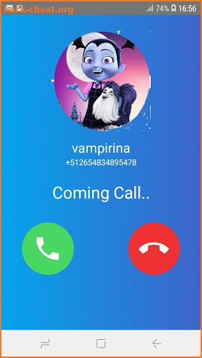 Call Video Vammpirina & Chat Simulator Prank screenshot