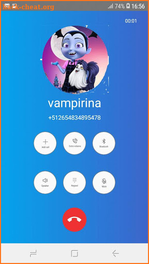 Call Video Vammpirina & Chat Simulator Prank screenshot