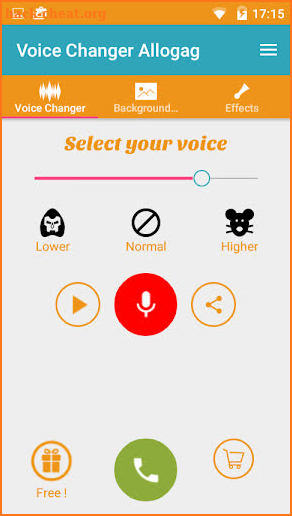 Call Voice Changer Allogag - Prank calls screenshot