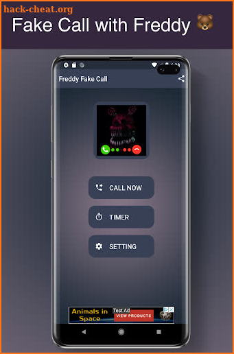 Call with Freddy - Prank fake call Simulator 🐻 screenshot