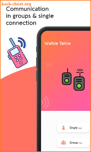 Call Without Internet - PTT Walkie Talkie Lite screenshot