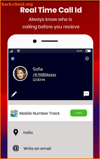 Caller ID & Mobile Tracker screenshot