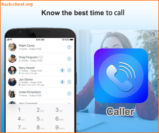 Caller ID &Block harassing calls app screenshot