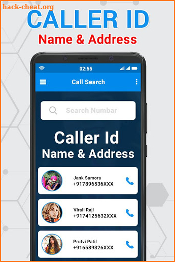 Caller ID Name Address Location screenshot